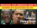 Download Lagu BREAKING: DON ANDERSON NEED TO ANSWER MY  QUESTIONS ABOUT HIS SO-CALL JLP PAID POLL. HOLNESS LIES