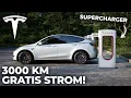 Lagu So bekommst du 3000km gratis Strom am Supercharger! (Tesla News)