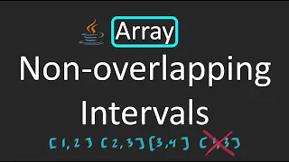 LeetCode - 435 Non-overlapping Intervals Java