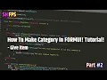 How To Make Category In FormUI Give Item Pocketmine