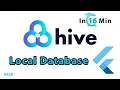 Flutter Tutorial - Hive NoSQL Database In 16 Minutes Hive CRUD Android iOS Web