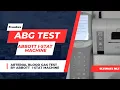 ABG TEST USING ABBOTT I-STAT MACHINE ARTERIAL BLOOD GAS ESTIMATON