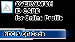 Overwatch Id Card Ntag Nfc Qrcode
