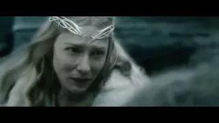 sauron fighting against galadriel blu ray hd