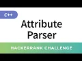 Attribute Parser in C Hackerrank Solution