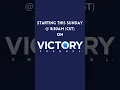 Starting THIS SUNDAY 8 30am cst