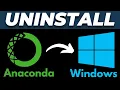 How to Completely Uninstall Anaconda from Windows