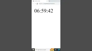 Digital clock in just 5 min