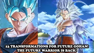 future gohan new 23 transformations future warrior is back dragon ball xenoverse 2 mods