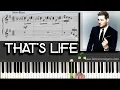 Download Lagu That's Life - Piano Tutorial - PDF