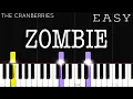 Download Lagu The Cranberries - Zombie | EASY Piano Tutorial