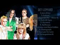 Def Leppard-Chart-toppers of the decade-Bestselling Tracks Lineup-Well-known