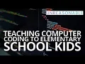Teaching Computer Coding to Elementary School Kids Jon Mattingly