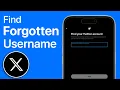 How to Find Forgotten Username on