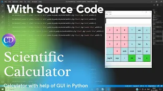 Scientific calculator in python using GUI Tkinter