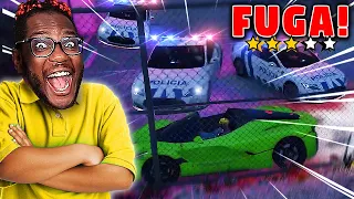 A MAIOR FUGA DA POLICIA no GTA RP 😂