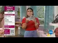 HSN Host Emily Lampa tight jeans and pretty toes