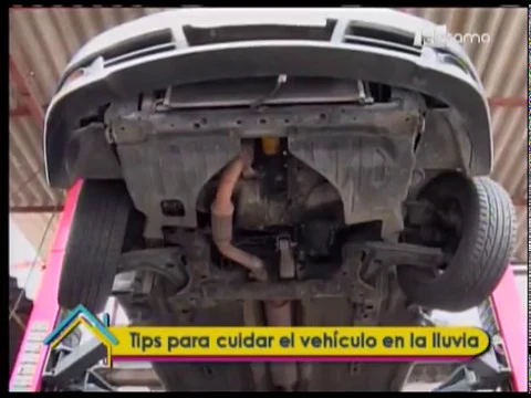 Tips para cuidar el vehículo en la lluvia