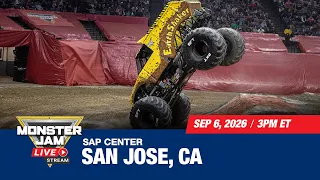 Monster Jam: San Jose - 4 (Full Event) | Sep. 6, 2026 | SAP Center
