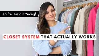 How I Organize My Closet The Right Way | Hacks for Maximum Productivity & Better Morning Routines