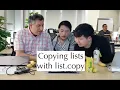 Python standard library list copy