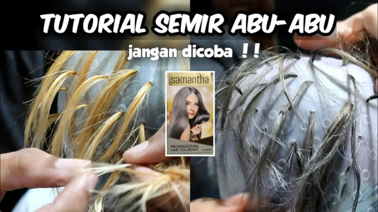 Tutorial warna ash grey purple || Matrix
