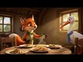 The Fox and the Stork 🦊🦢 | A Clever Trick & a BIG Lesson in Kindness! 😱🍲 | Moral Stories for Kids