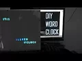 DIY Word Clock Shift Register RTC Tutorial