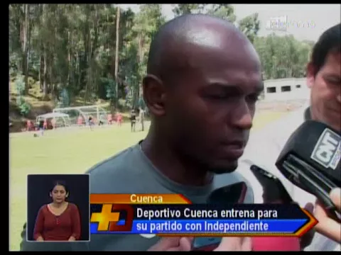 Deportivo Cuenca entrena para su partido con Independiente