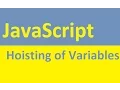 JavaScript Hoisting of Variables