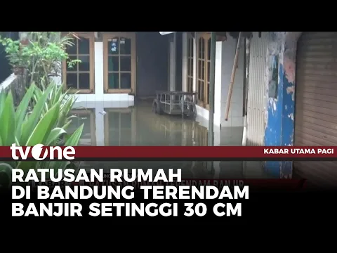 Sungai Citarum Meluap, Permukiman Terendam Banjir