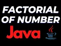 Java program to find the factorial of a number using for loop tutorial