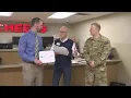 Bismarck Scheels Store Leader Tyler Halm receives Patriot Award