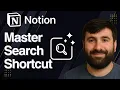 Use the Master Search Shortcut in Notion Quick Tip 2025