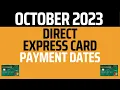 October 2023 Direct Express Deposit Dates - For Social Security SSI SSDI