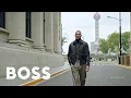 Actor and model Visits the BECKHAM x BOSS Shanghai Pop-Up BOSS