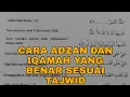 Download Lagu Totorial adzan yang benar sesuai ilmu Tajwid, jangan salah lagi.