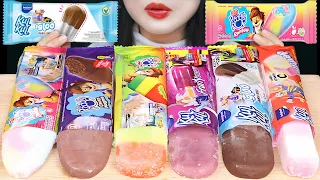 ASMR PADDLE POP VS KUL KUL ICE CREAM 🍦 PADDLE POP RAINBOW, CHOCO MAGMA, KUL KUL LOLLIPOP, IGLOO