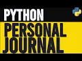 How to Build a Personal Journal in Python