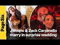 Jersey Shore star Jenni JWoww Farley marries pro wrestler Zack Carpinello in surprise wedding