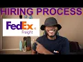 FEDEX HIRING PROCESS INTERVIEW TIPS
