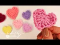 Download Lagu How to Crochet a Heart in just 2 MINUTES! ❤