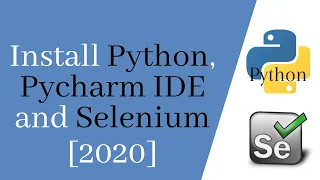 Selenium Python Tutorial 1-Installing Python Selenium Pycharm IDE 2020