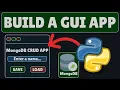 Python CustomTkinter MongoDB App Tutorial From Scratch to CRUD