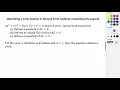 General Form Equations of Conic Sections