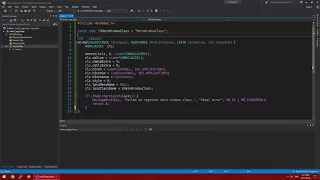 Win32 API C and Windows native event loop for composing UI