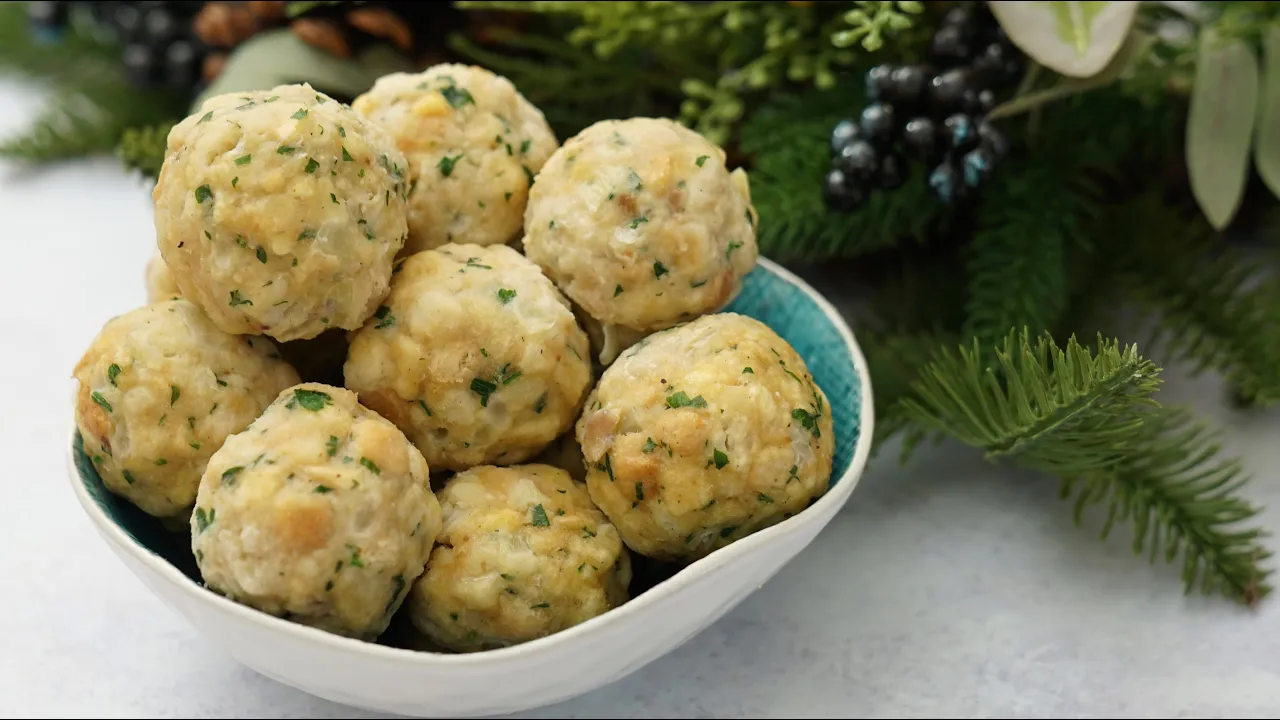 German Potato Dumplings (Kartoffelkloesse) - Food Wishes. 