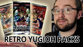 Opening Old School Yu-Gi-Oh Packs - Metal Raiders Pharaoh s Servant and Invasion of Chaos