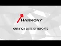 Harmony Gold introduces its FY 2021 suite of reports