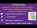 Performance Testing using LoadRunner Demo 26th March 2024